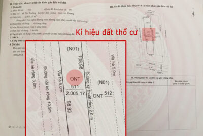 Ký hiệu trên bản đồ địa chính của sổ đỏ có ý nghĩa gì?